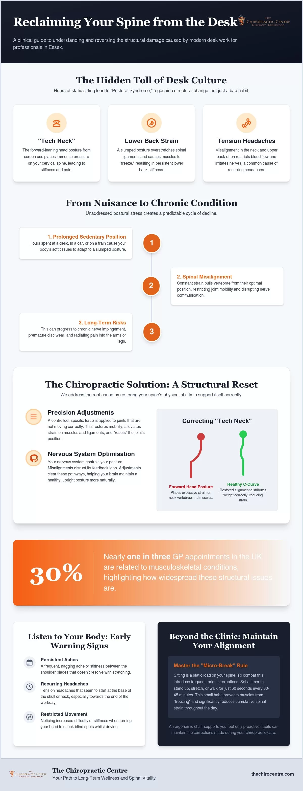 Essex Chiropractor: Desk Posture Solutions for Professionals