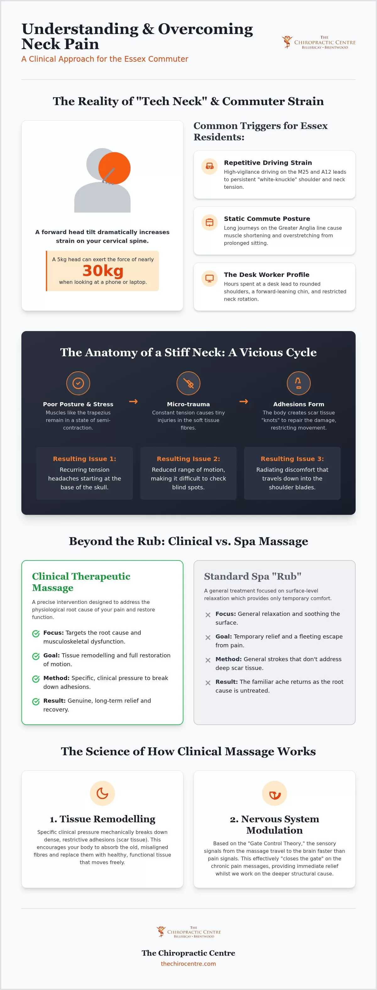 Therapeutic Massage for Neck Pain in Essex: A Clinical Approach to Lasting Relief