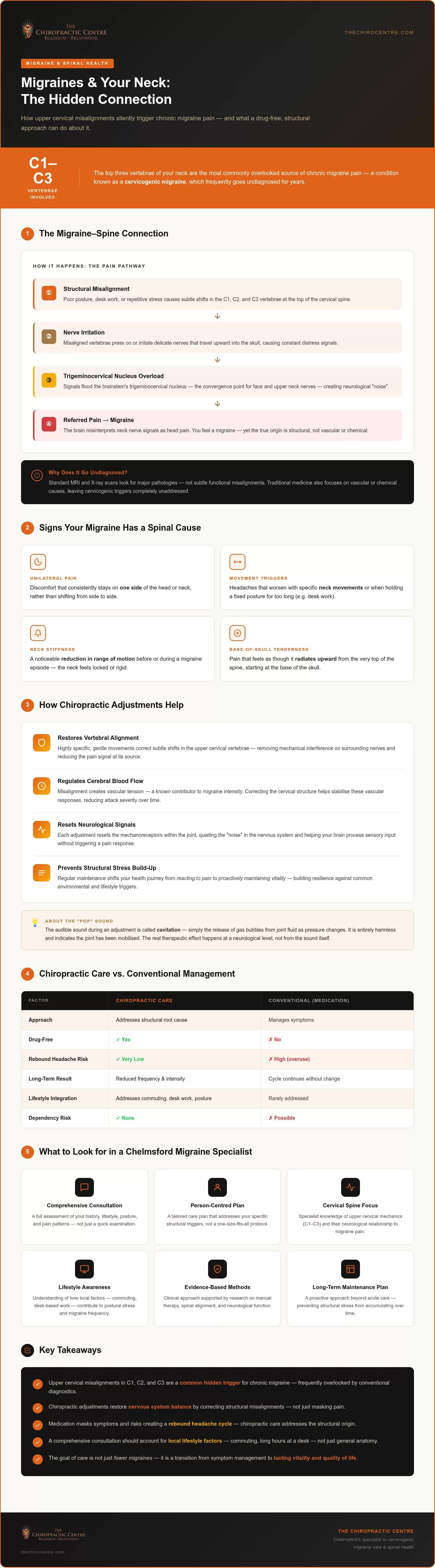 Best Chiropractor for Migraines Chelmsford: A Clinical Approach to Lasting Relief